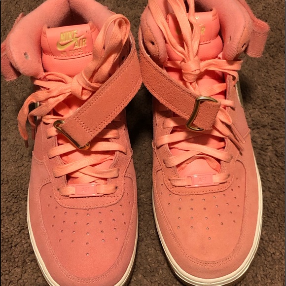 air force ones pink suede